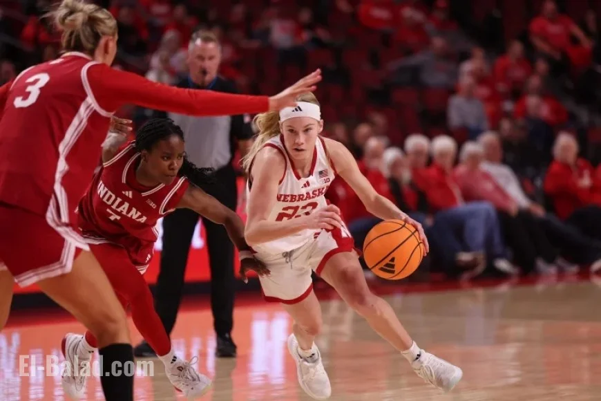No. 25 Huskers Defeat Hoosiers in Close Match
