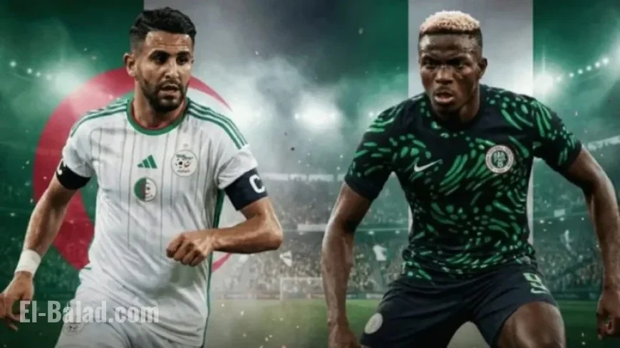 CAF Announces Referees for Algeria vs Nigeria CAN 2025 Match