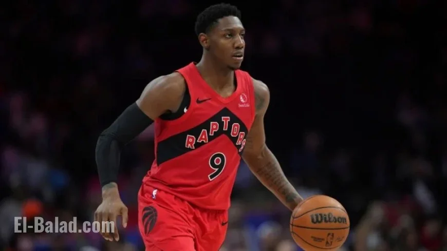 Raptors’ RJ Barrett Leaves Celtics Game with Ankle Injury