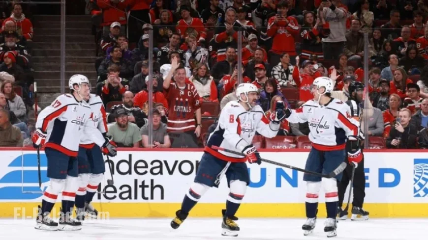 Ovechkin Scores with Impressive Shot