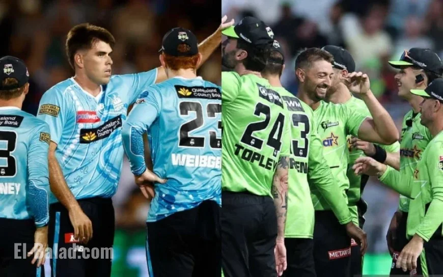 BBL 2025-26: HEA vs THU Match 29 Prediction – Brisbane Heat vs Sydney Thunder Winner?