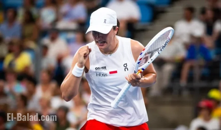 Swiatek Leads Poland Against U.S. in United Cup Semifinals Showdown