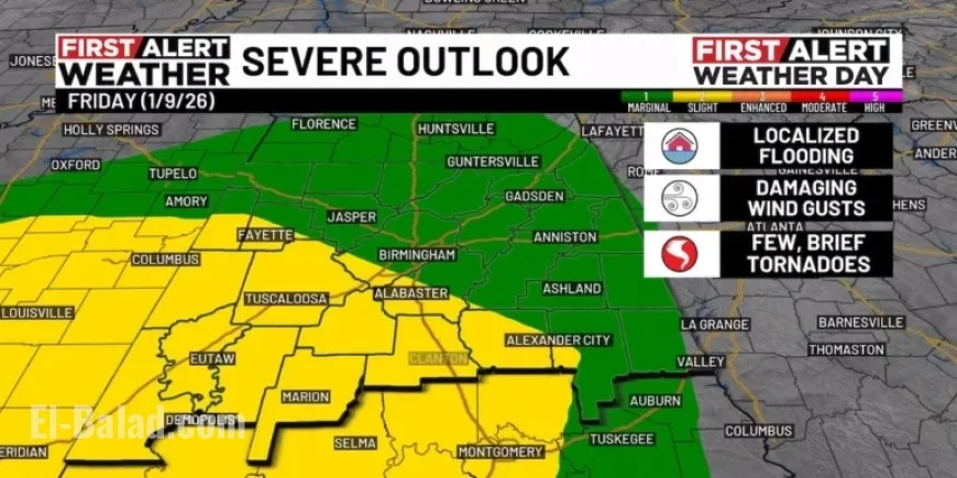 Severe Storm Alert: Central Alabama Faces Overnight Flood Threat
