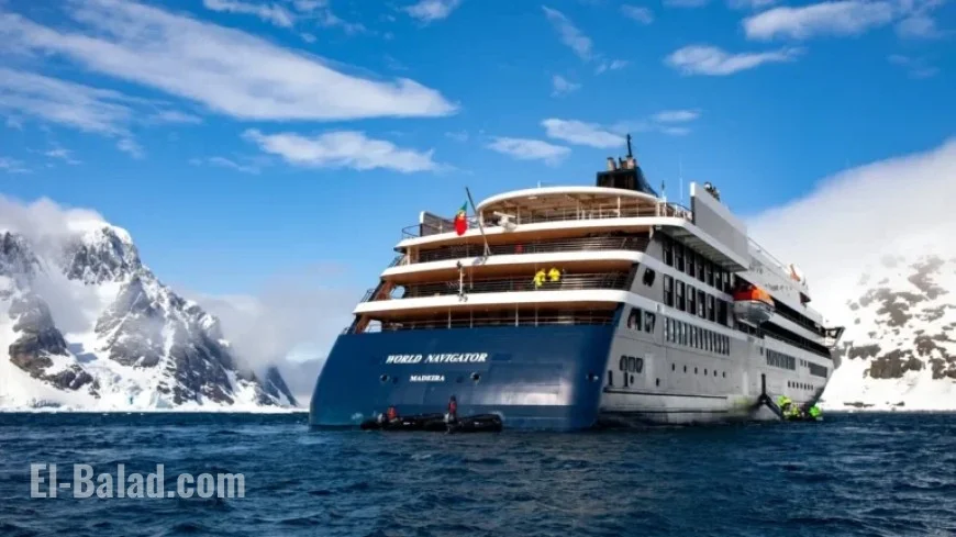 Cruise Ship Collides with Vessel Amid High Winds