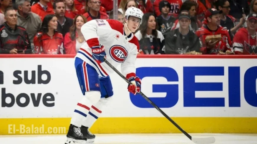 Canadiens’ Defenceman Kaiden Guhle Returns from Lower-Body Injury