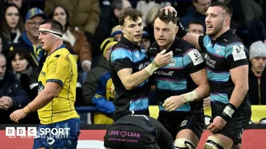 Glasgow Secures Last-16 Champions Cup Spot with Bonus-Point Victory Over Clermont