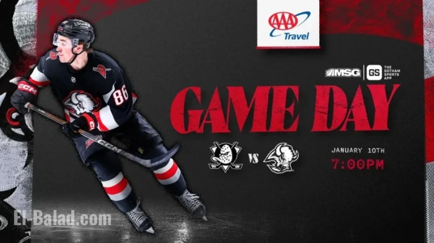 Watch Sabres vs. Ducks: Lineups, Key Storylines, and Viewing Details