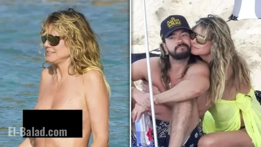 Heidi Klum Enjoys Topless St. Barts Getaway with Husband Tom Kaulitz