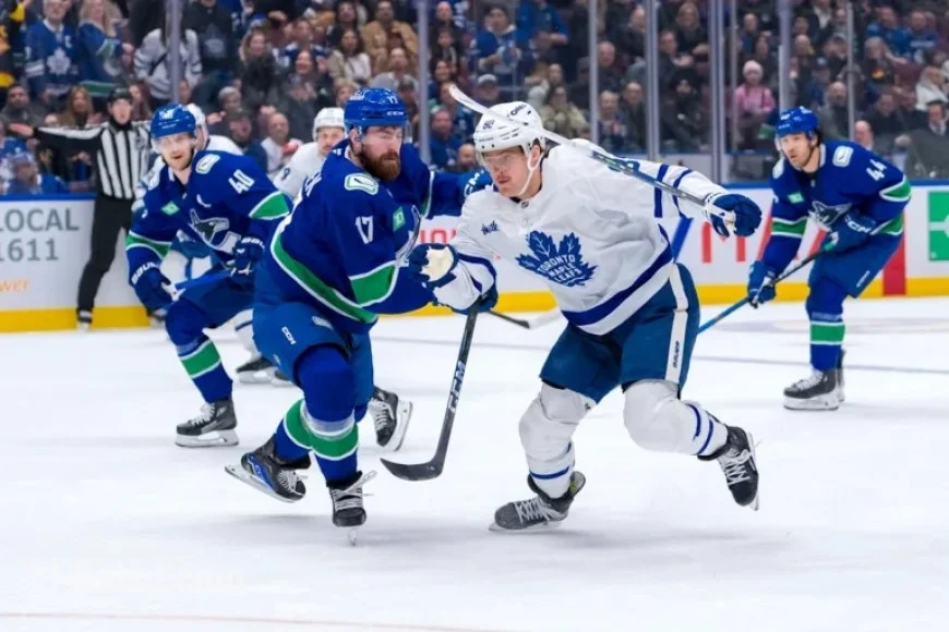 Öhgren Promoted as Canucks Face Off Against Maple Leafs