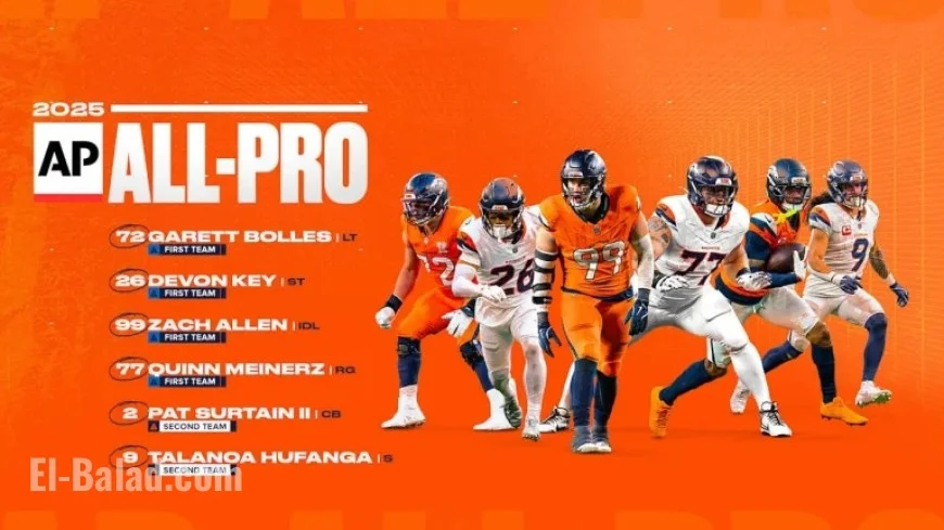 Broncos Celebrate 4 AP First-Team All-Pros, 6 Players Honored Overall