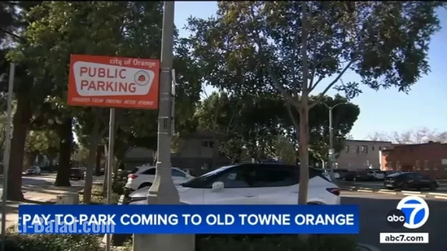 Paid Parking Introduced in Old Towne Orange: Essential Details