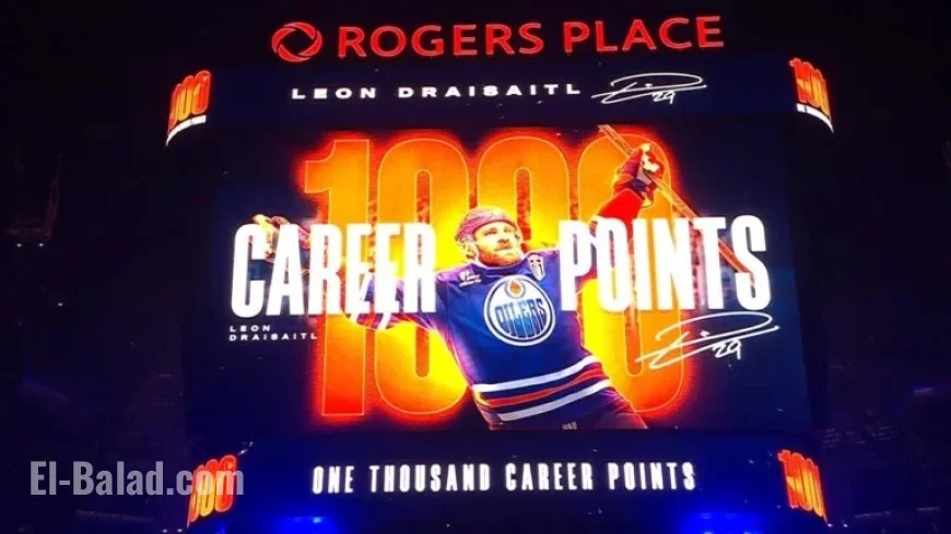 Draisaitl Celebrates Milestone in 1,000 Point Ceremony