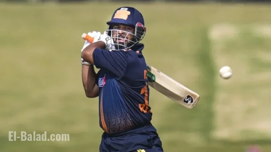 Rishabh Pant Excluded from India’s ODI Series vs New Zealand