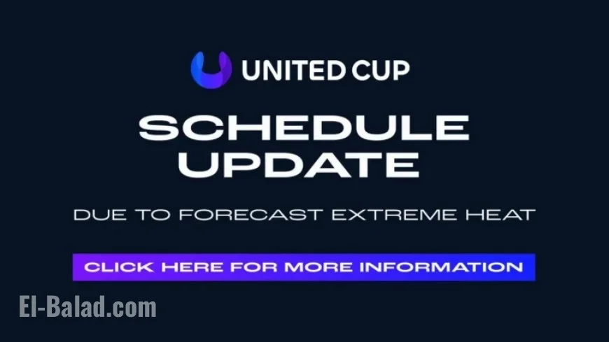 United Cup 2026: Saturday Schedule Revised for Tennis Fans