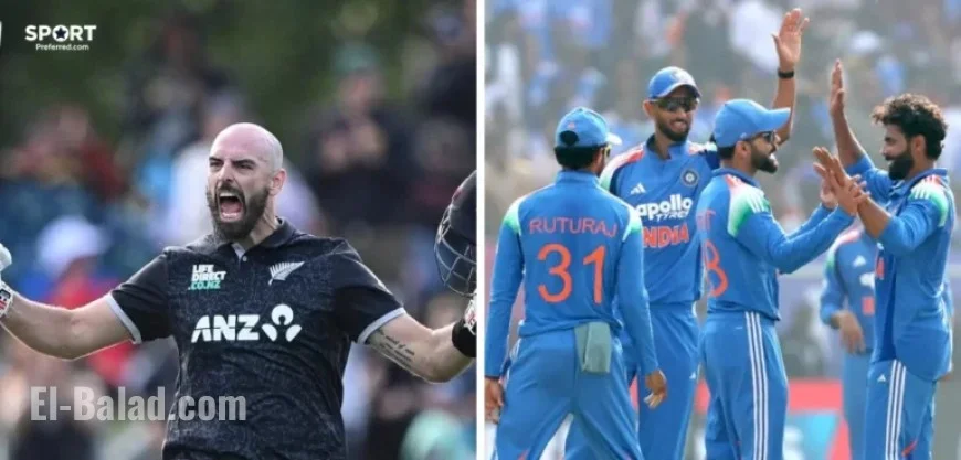 Daryl Mitchell’s ODI Stats: Batting and Bowling Records Against India