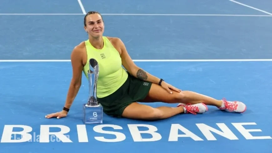 Sabalenka Clinches Brisbane Title in Tense Match Against Kostyuk