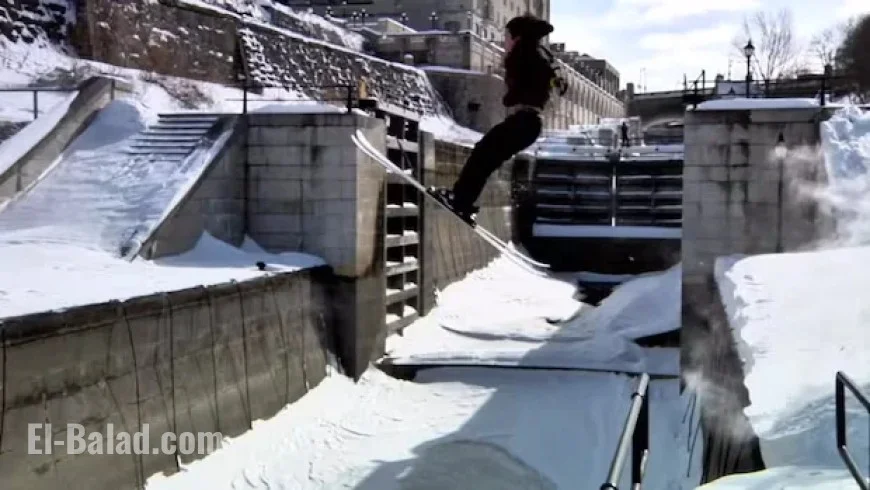 Daring Ski Jump Over Canal Locks Sparks Copycat Warnings