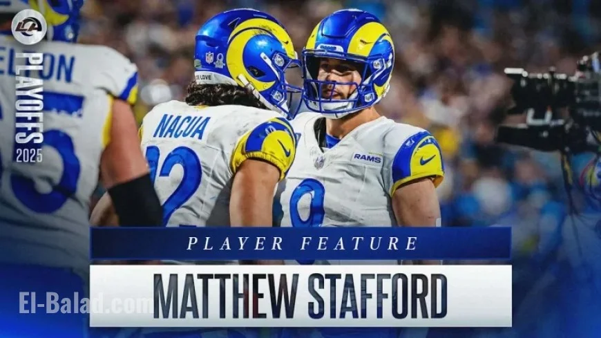 Matthew Stafford Leads Rams to Divisional Round, Overcoming Panthers