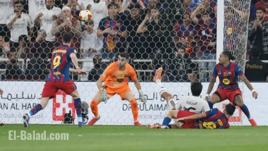 Gonzalo García Scores Equalizer for Real Madrid in Barcelona Clash