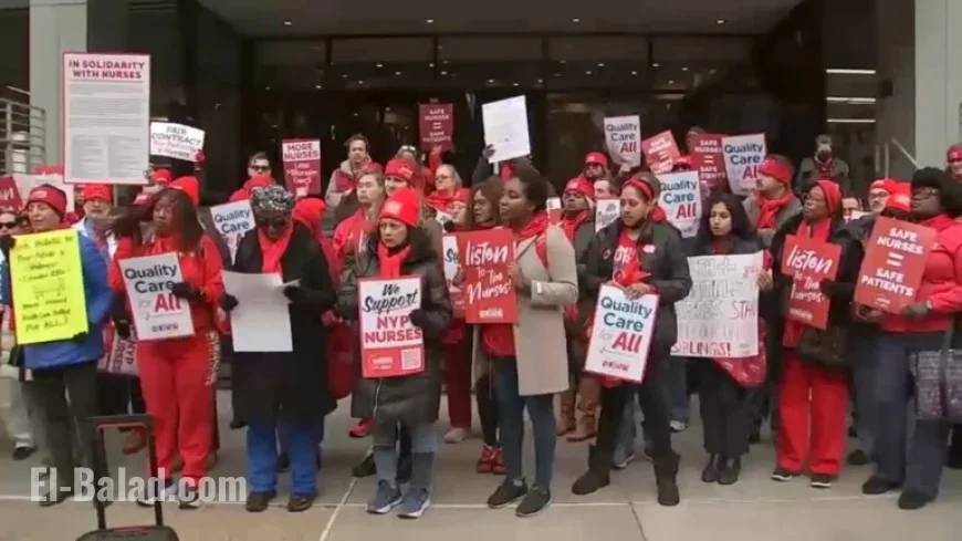 NYC Nurses Poised for Monday Strike Amid Contract Dispute