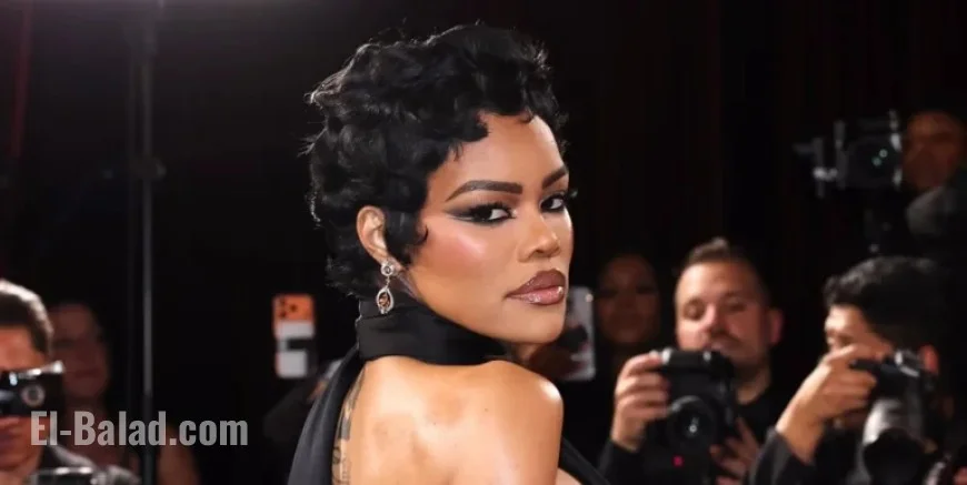 Teyana Taylor’s 2026 Golden Globes Look Highlights Bold Side Boob