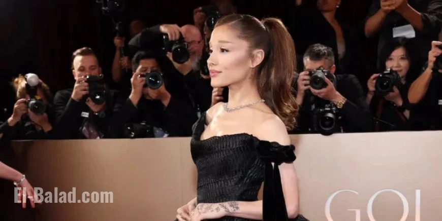 Ariana Grande Shines with Iconic High Ponytail at 2026 Golden Globes
