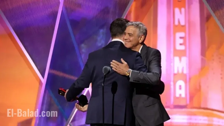 Noah Wyle and George Clooney Reunite at AARP Awards Ceremony