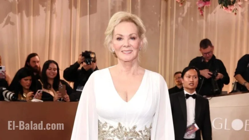 Jean Smart Delivers Political Message on Golden Globes Red Carpet