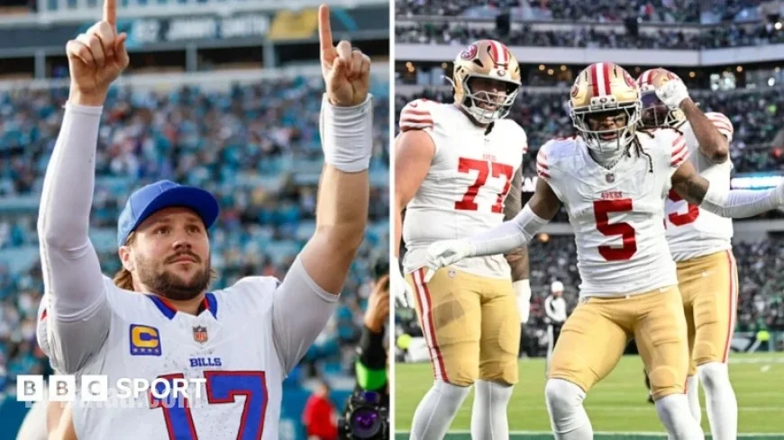 San Francisco 49ers Eliminate Philadelphia Champions; Bills Overcome Jaguars in NFL Playoffs