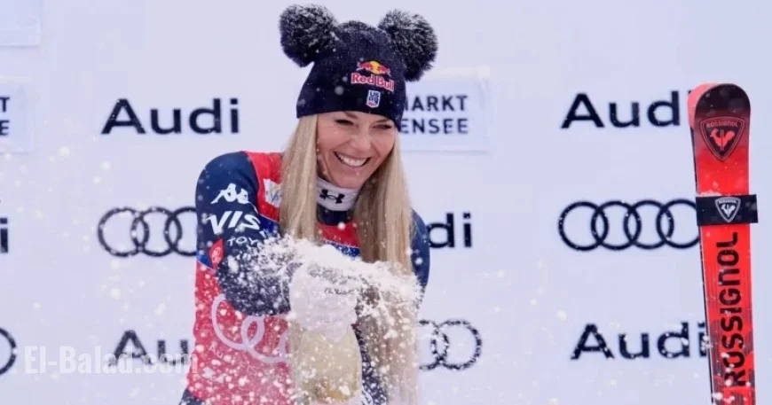 Lindsey Vonn Secures Second Olympic Season Win at World Cup Downhill