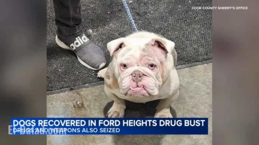 Cook County Seizes 18 Dogs in Ford Heights Drug Bust