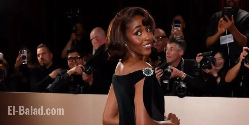 Ayo Edebiri Wows in Stunning Off-the-Shoulder Gown at 2026 Golden Globes