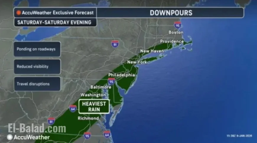 NJ Weather Forecast: Isolated Snow Showers, 35 mph Winds Expected Sunday
