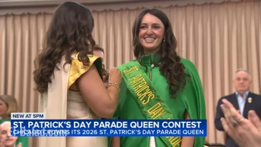 Claire Cahill Crowned Queen at 2026 Chicago St. Patrick’s Day Parade