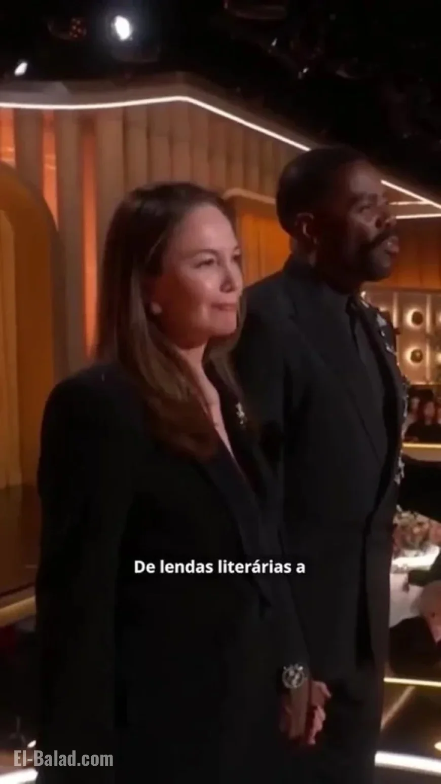 Wagner Moura Embraced by Adam Sandler and Kissed by Julia Roberts at Golden Globes