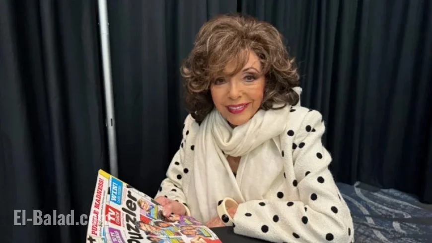 Joan Collins, 92, Shines in Rare Hollywood Show Appearance