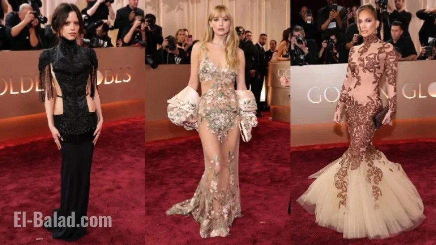 Jennifer Lawrence, Jenna Ortega, J.Lo Redefine Naked Dressing at 2026 Golden Globes