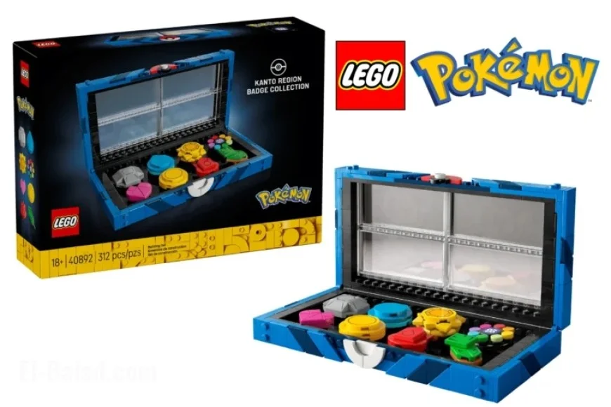 LEGO Unveils Pokemon Kanto Region Badge Collection Set 40892!