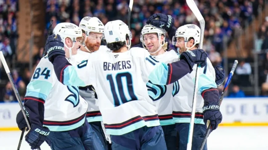 Kraken Rally with 4 Straight Goals to Defeat Rangers