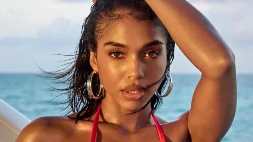 Lori Harvey Stuns in Classic Two-Piece at Seaside Birthday Photoshoot