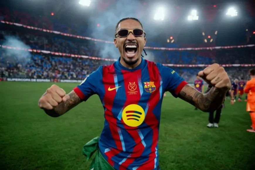 Raphinha Shines as Super Cup Final’s Man of the Match