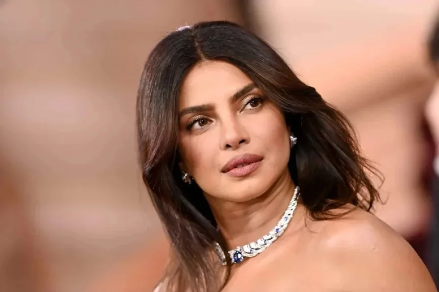 Priyanka Chopra Stuns in Gravity-Defying Corseted Gown at Golden Globes Party