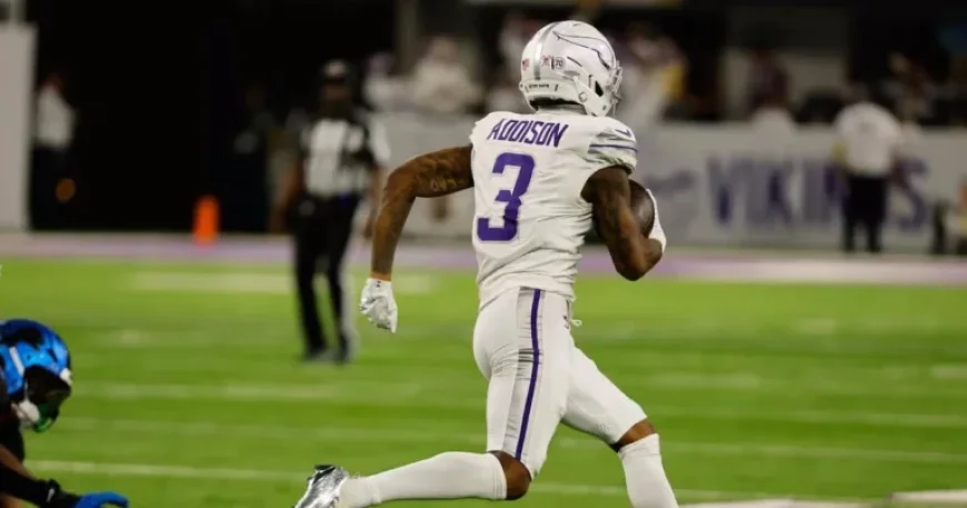 Vikings WR Addison Arrested and Charged with Trespassing