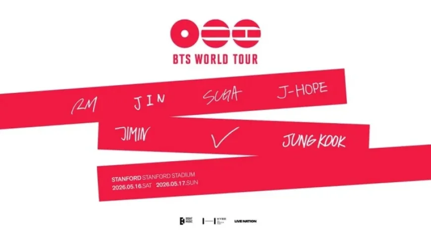 BTS to Perform at Stanford Stadium on May 16-17, 2026