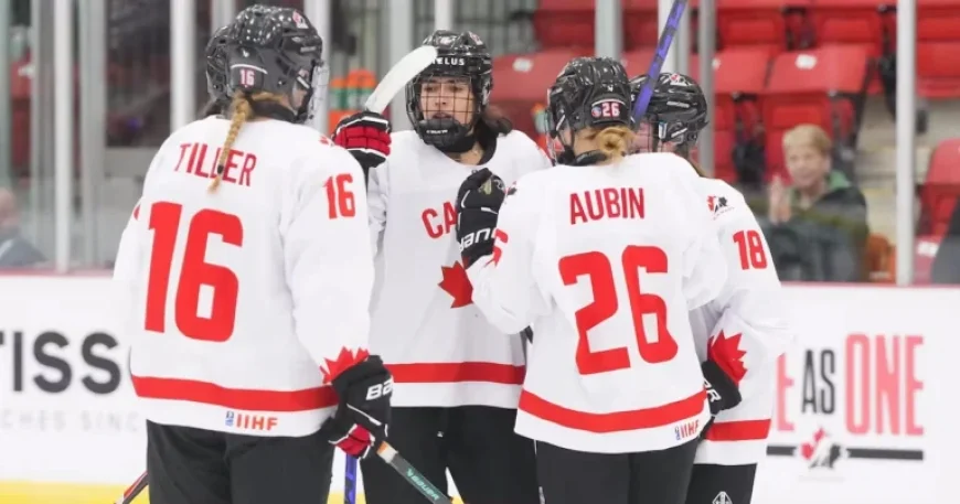 Ismael’s Hat Trick Leads Canada to Victory Over Sweden in U18 Women’s Hockey