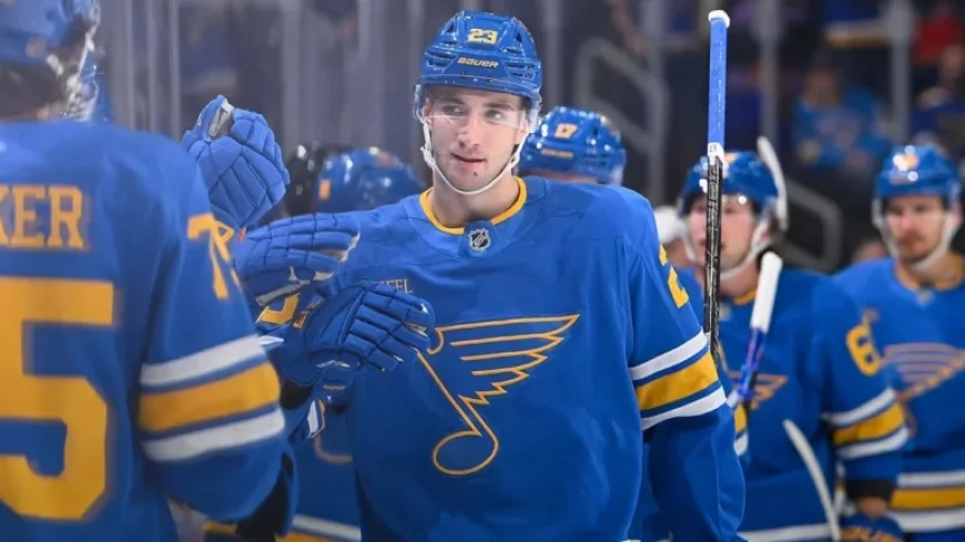 Blues Extend Mailloux for One Year
