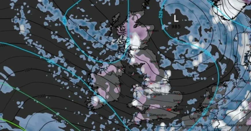 Major UK Blizzard Alert: Snow Maps Indicate Severe Storm This Month