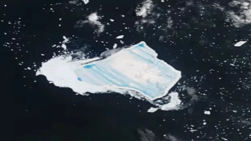 40-Year-Old Blue Iceberg Nears Final Disappearance