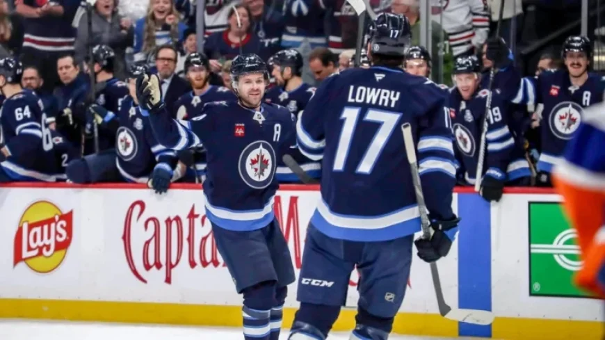 Connor, Lowry Lead Jets to Victory Over Islanders with 2 Points Each