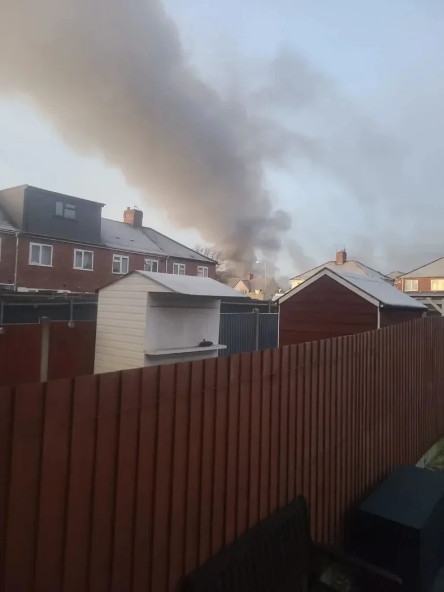 Wolverhampton Fire Erupts, Sending Smoke Over City Amid ‘Explosion’ Reports